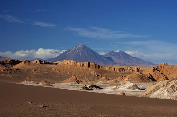 Atakama Mondtal Valle Luna Chile Licancabur — Zdjęcie stockowe