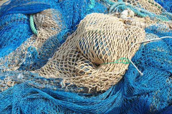 Spanyolország Földközi Tengeri Halászflotta Halászati Hálózatok — Stock Fotó