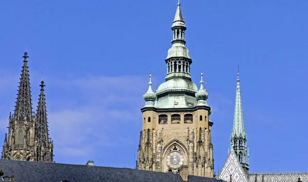 Edifícios Antigos Históricos Prague — Fotografia de Stock