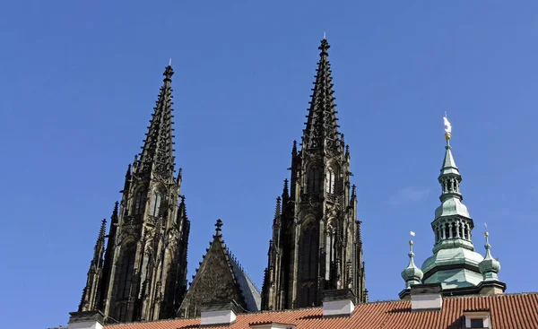 Außenaufnahmen Aus Prag Veitsdome — Stockfoto