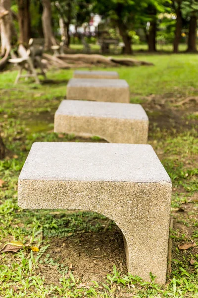 Stone Chair Garden Royalty Free Stock Photos