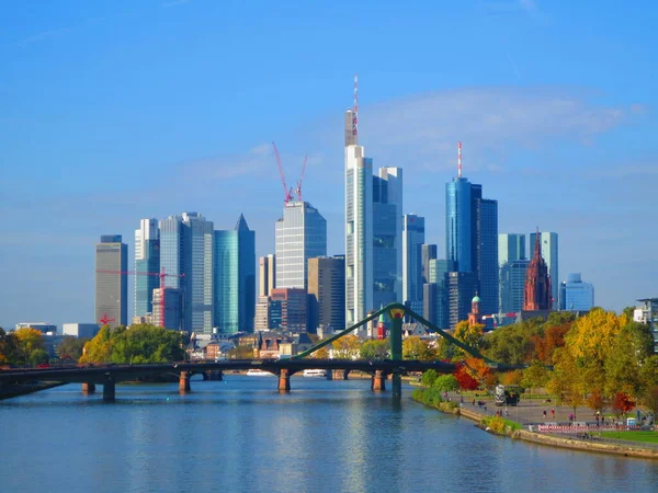 Edifícios Frankfurt — Fotografia de Stock
