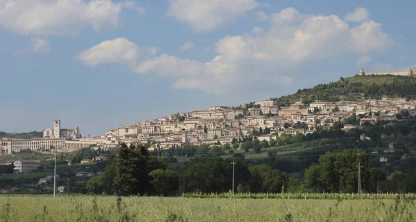 Assisi Παγκόσμια Κληρονομιά Της Unesco — Φωτογραφία Αρχείου