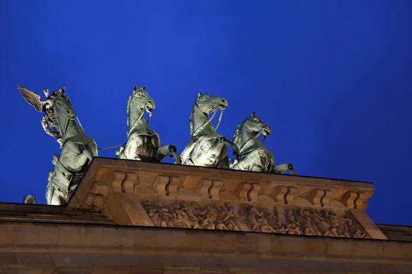 Quadriga Brandenburger Tor Berlin — Stockfoto
