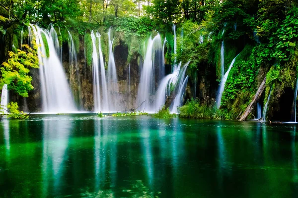 Parque Nacional Del Lago Plitwice Croacia —  Fotos de Stock