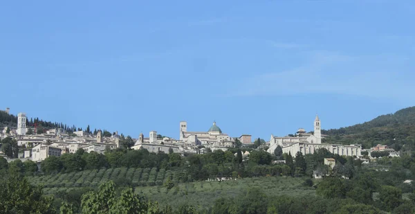 Assisi Всемирное Наследие Юнеско — стоковое фото