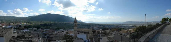 Spanje Kasteel Ruïnes Biar Costa Blanca — Stockfoto