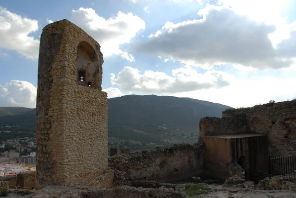 Ισπανία Ερείπια Κάστρου Biar Costa Blanca — Φωτογραφία Αρχείου