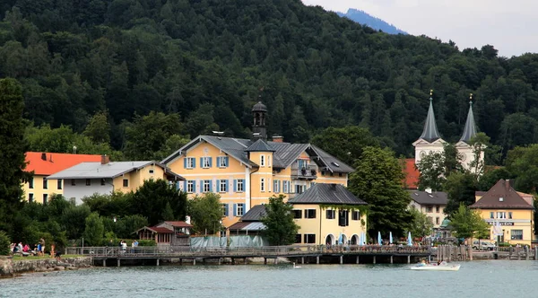 Comunidad Frente Mar Tegernsee Bavaria Superior —  Fotos de Stock