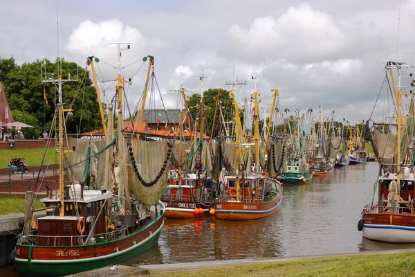 Krabbenkutter Hafen — Stockfoto