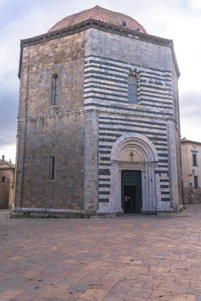 Volterra Baptisterium Von Santa Maria Assunta — Stockfoto