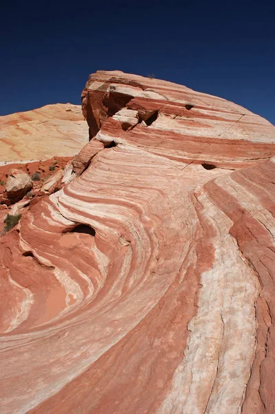 Yangın Dalgası Yangın Vadisi Eyalet Parkı Nevada — Stok fotoğraf