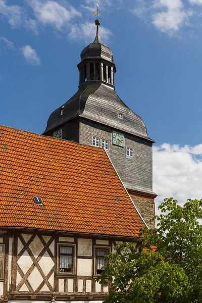 Vista Panorâmica Igreja Detalhes Arquitetura — Fotografia de Stock