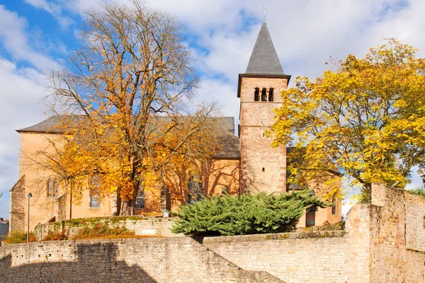 Pfarrkiche Heiligen Peter Paul Echternach — Stockfoto