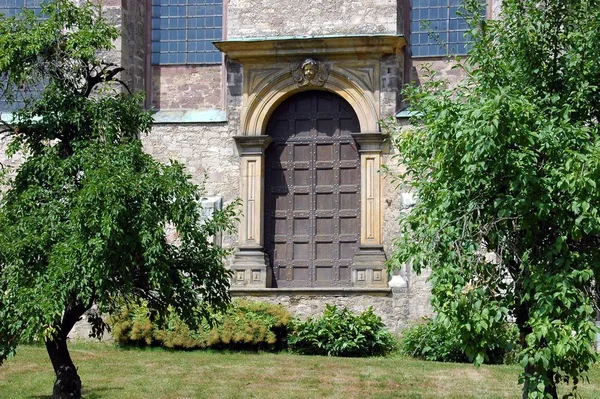 Tor Zur Klosterkirche Lamspringe — Stockfoto