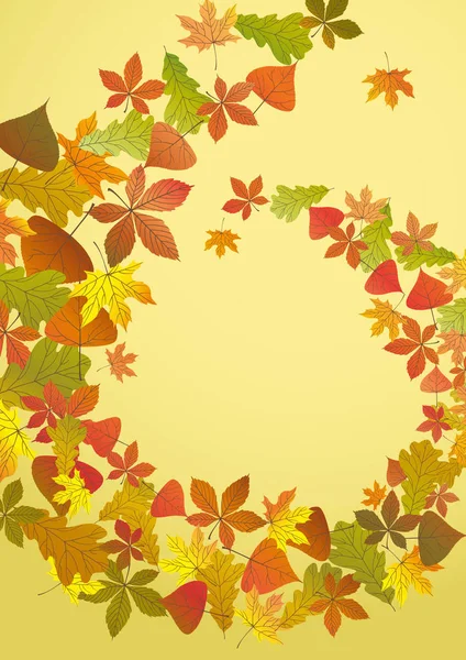 Abstrakter Herbst Hintergrund Vektorillustration Eps — Stockfoto