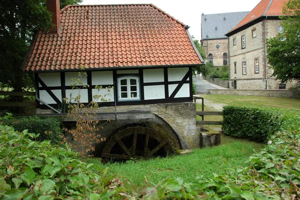 Restaurierte Klostermühle Des Klosters Lamspringe — Stockfoto