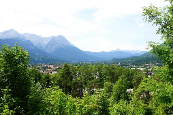 Garmisch Partenkirchen Bavarian Alps Summer — 图库照片