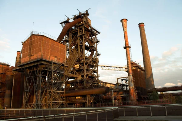 Idade Thyssenkrupp Alto Forno Duisburg — Fotografia de Stock