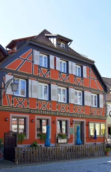 Black Forest Gengenbach Casas Madeira Gasthaus Engel — Fotografia de Stock