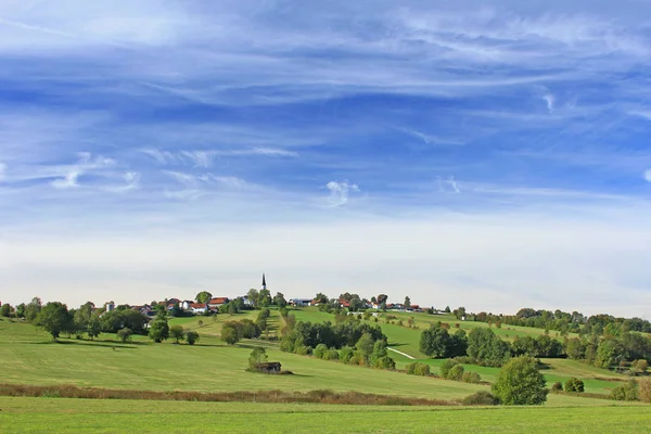 Dorf Bayerischen Wald Deutschland — Stockfoto