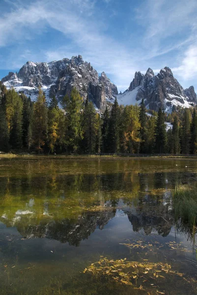 Festői Kilátás Fenséges Dolomitok Táj Olasz — Stock Fotó