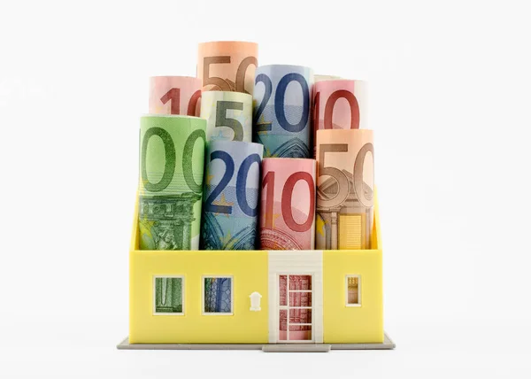 Poner Dinero Casa — Foto de Stock