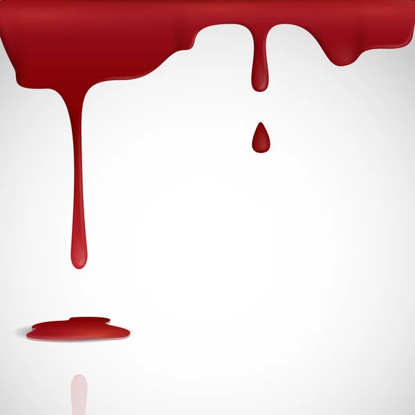 Капающая Красная Кровь Векторная Иллюстрация Eps — стоковое фото