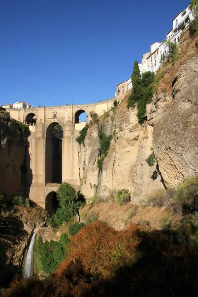 隆达的Puente Nuevo Andalusia — 图库照片