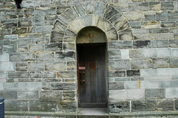 Puerta Entrada Iglesia Histórica Idensen — Foto de Stock