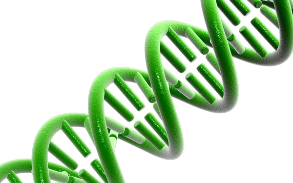 Digital Illustration Dna Structure Colour Background — Stock Photo, Image