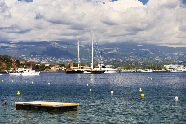 Marina Porto Especialmente Concebido Com Amarras Para Embarcações Prazer Pequenos — Fotografia de Stock