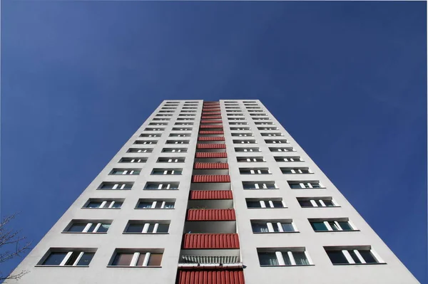 Felhőkarcoló Berlini Fischerinselben Mitte Ben — Stock Fotó