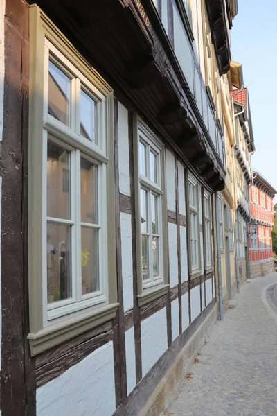 Fachwerkhäuser Quedlinburg — Stockfoto