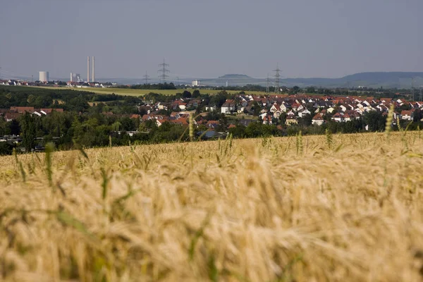 Aussichtsreicher Blick Auf Die Landwirtschaft Auf Dem Land — Stockfoto