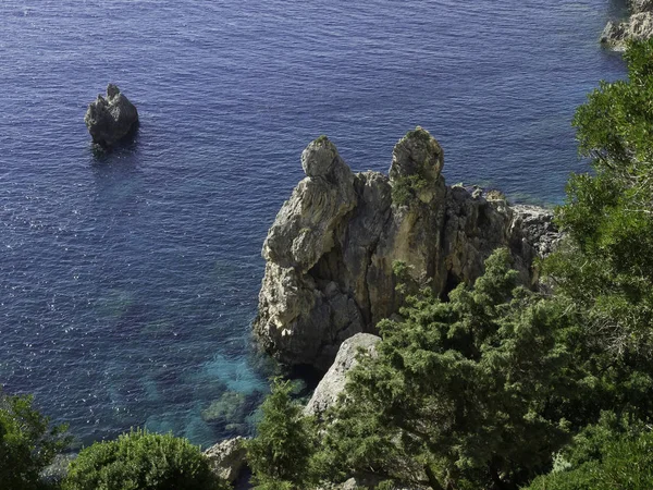 Korfu Kerkyra Unesco Óváros Világörökség — Stock Fotó