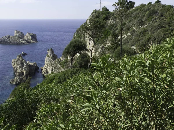 Corfù Kerkyra Città Vecchia Unesco Patrimonio Mondiale — Foto Stock