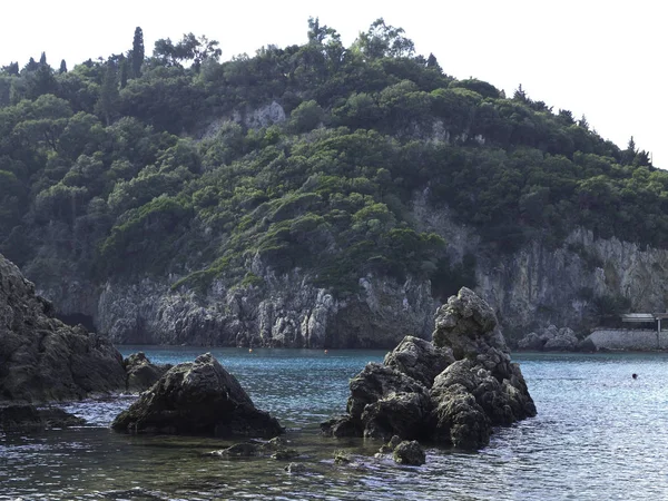 島の景観選択的焦点 — ストック写真