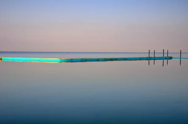 Soluppgång Morgon Poolen Reflex — Stockfoto