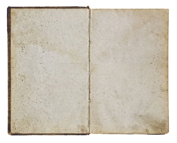 Eski Açık Kitap Üzerine Kahverengi Eski Kağıt — Stok fotoğraf