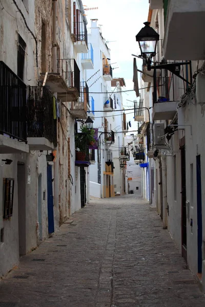 Strada Îngustă Orașul Obidos Portugal — Fotografie, imagine de stoc