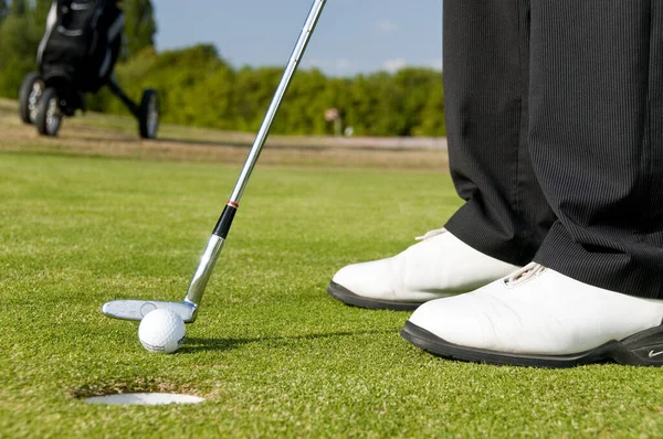 Juge Uomini Giocare Golf — Foto Stock