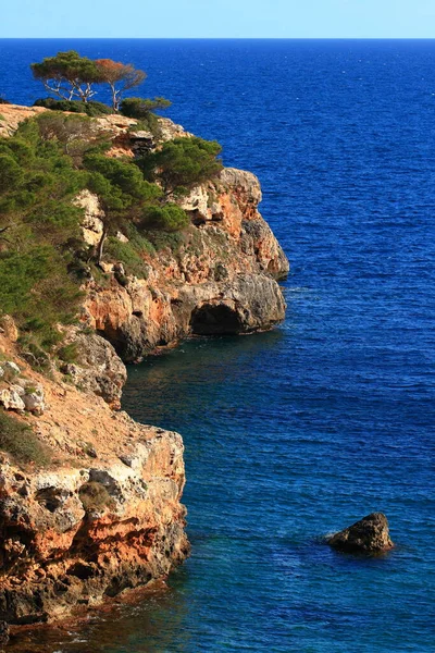 Vista Uma Bela Costa Marítima — Fotografia de Stock