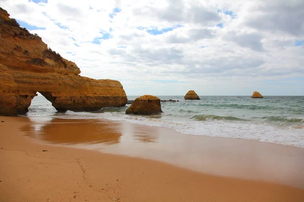 Vista Una Bellissima Costa Del Mare — Foto Stock