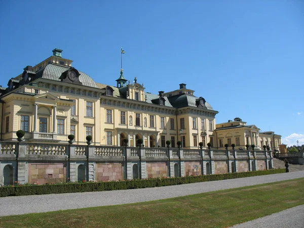Zamek Drottningholm Szwecja Sztokholm — Zdjęcie stockowe