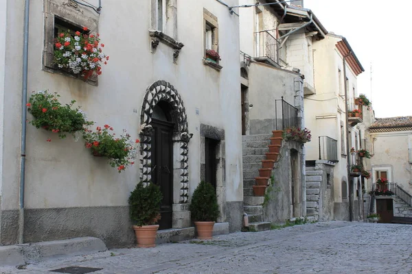 Portail Typique Diamant Distingue Dans Rue Ancien Village — Photo