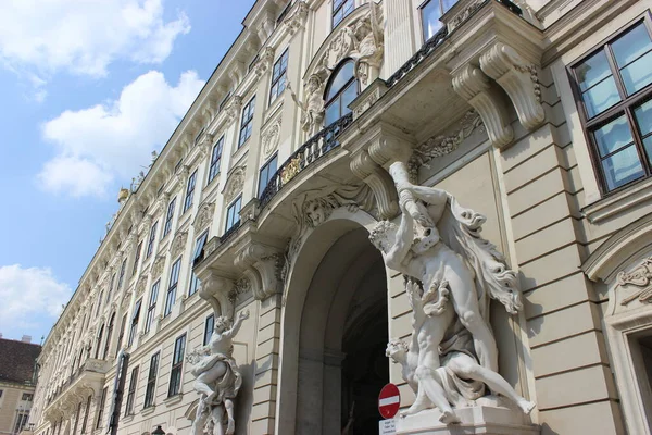 Wiedeńska Hofburg Fragment Tranzytu — Zdjęcie stockowe