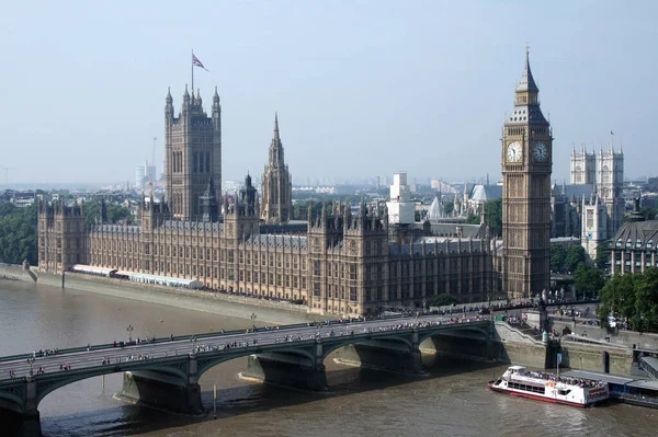 Casas Parlamento Abadía Westminster Londres Reino Unido — Foto de Stock