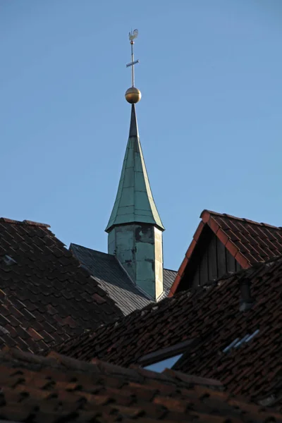 Pemandangan Dari Detail Gereja Dan Arsitektur — Stok Foto