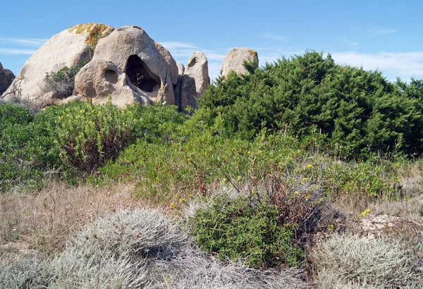 Kaya Oluşumu Isola Giardinelli Sardunya — Stok fotoğraf